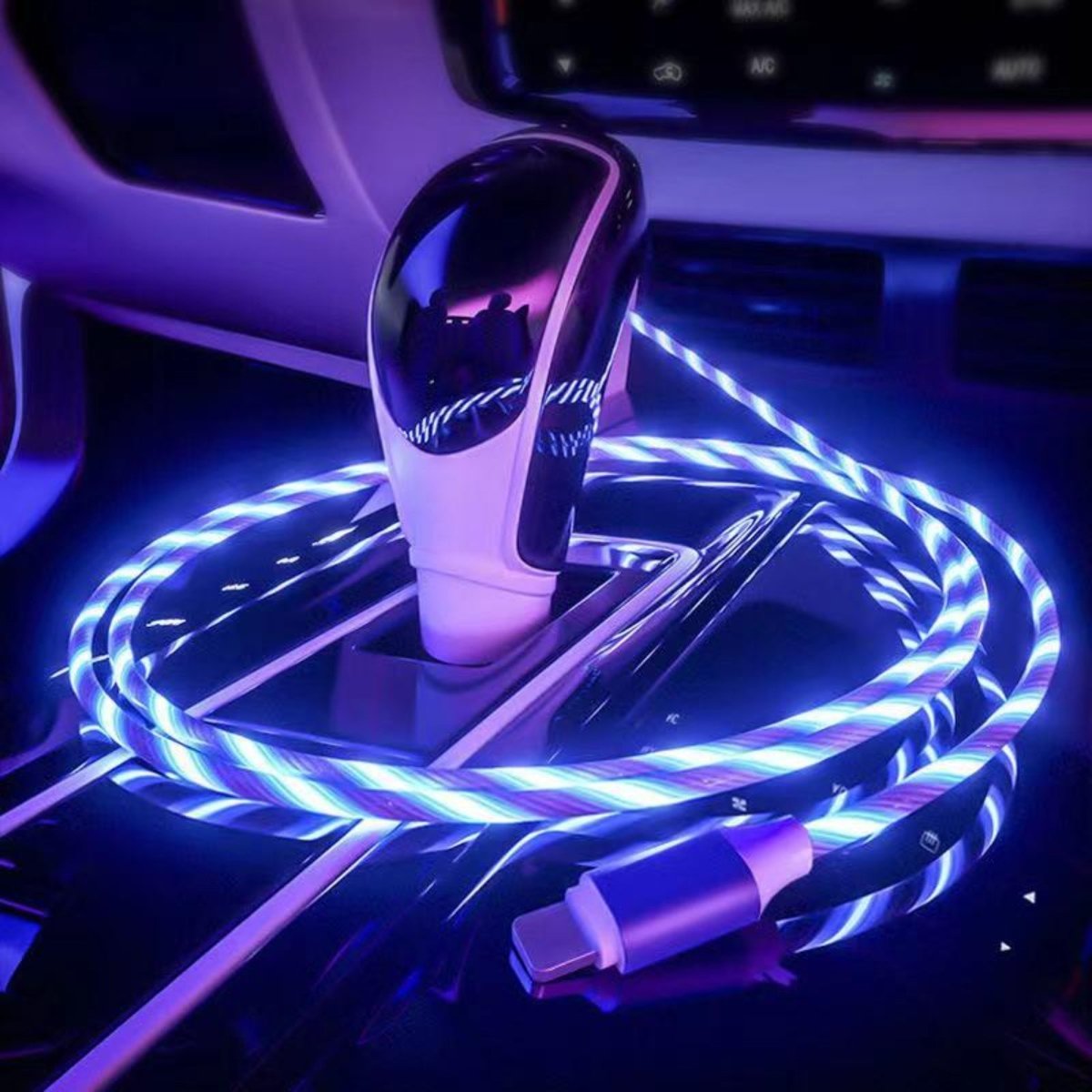 Fast Charging Led Charging Cable - USB to Lightning - The Limited Co-fall prevention-wireless charging